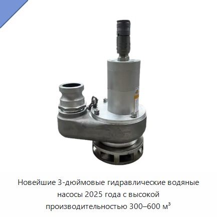 Новейшие 3-дюймовые гидравлические водяные насосы 2025 года с высокой производительностью 300–600 м³