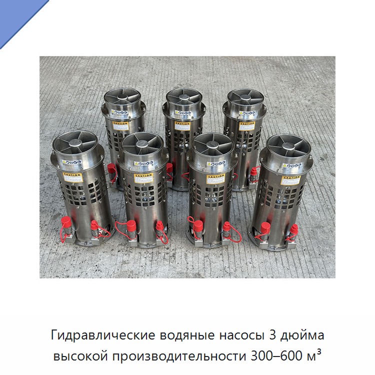 Новейшие 3-дюймовые гидравлические водяные насосы 2025 года с высокой производительностью 300–600 м³