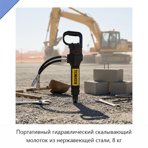 Портативный гидравлический скалывающий молоток из нержавеющей стали, 8 кг