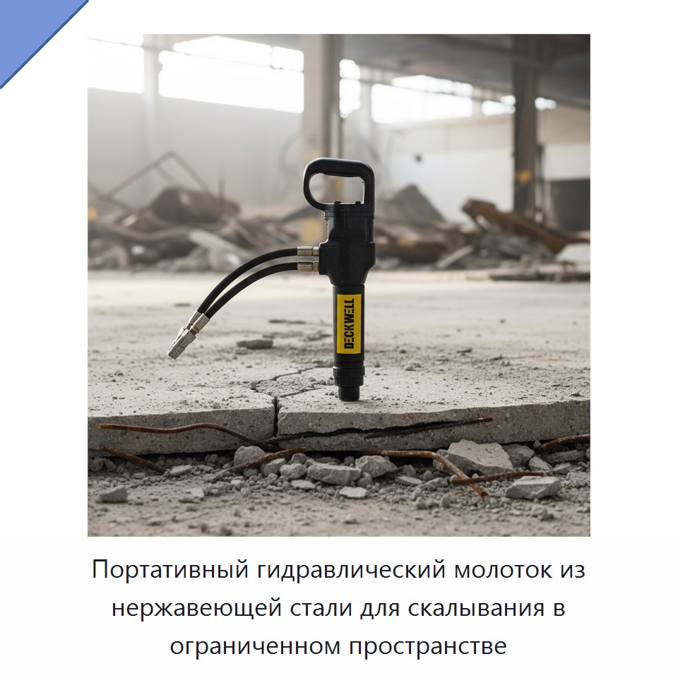 Портативный гидравлический молоток из нержавеющей стали для скалывания в ограниченном пространстве — Прочие гидравлические инструменты