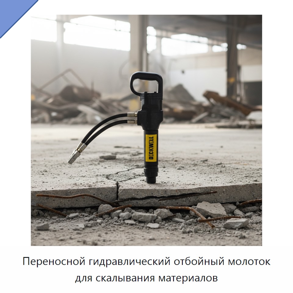 Переносной гидравлический отбойный молоток для скалывания материалов — Прочие гидравлические инструменты