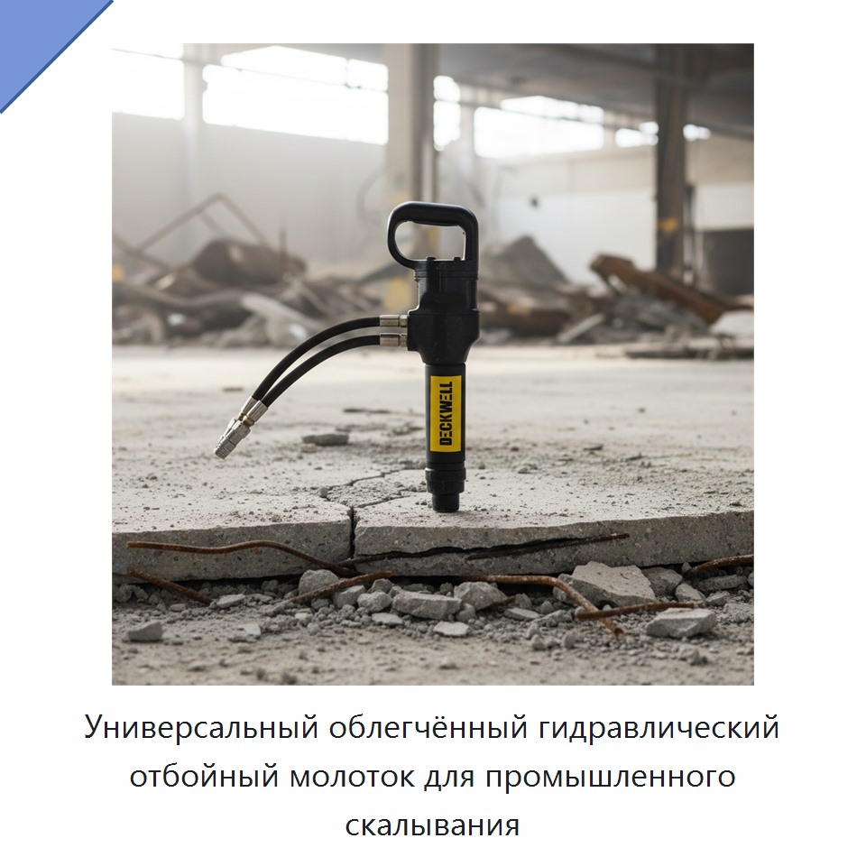 Универсальный облегчённый гидравлический отбойный молоток для промышленного скалывания — Прочие гидравлические инструменты