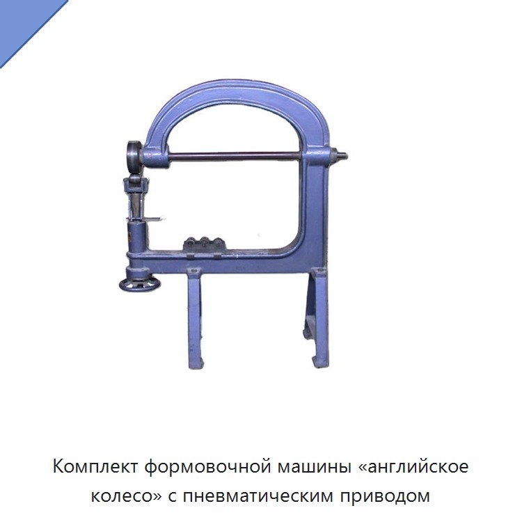 Комплект формовочной машины «английское колесо» с пневматическим приводом — Прочие метизы и скобяные изделия