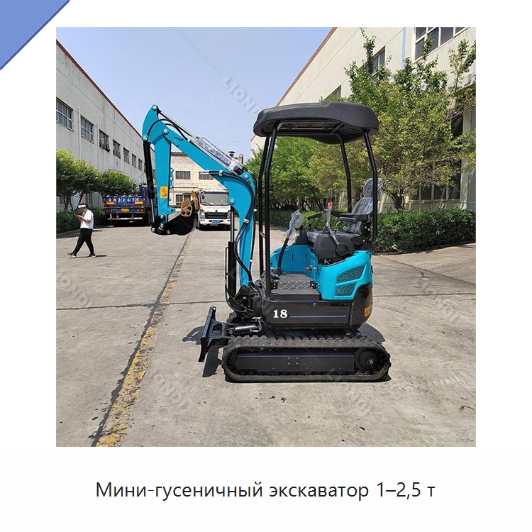 Мини-гусеничный экскаватор 1–2,5 т — Землеройная техника