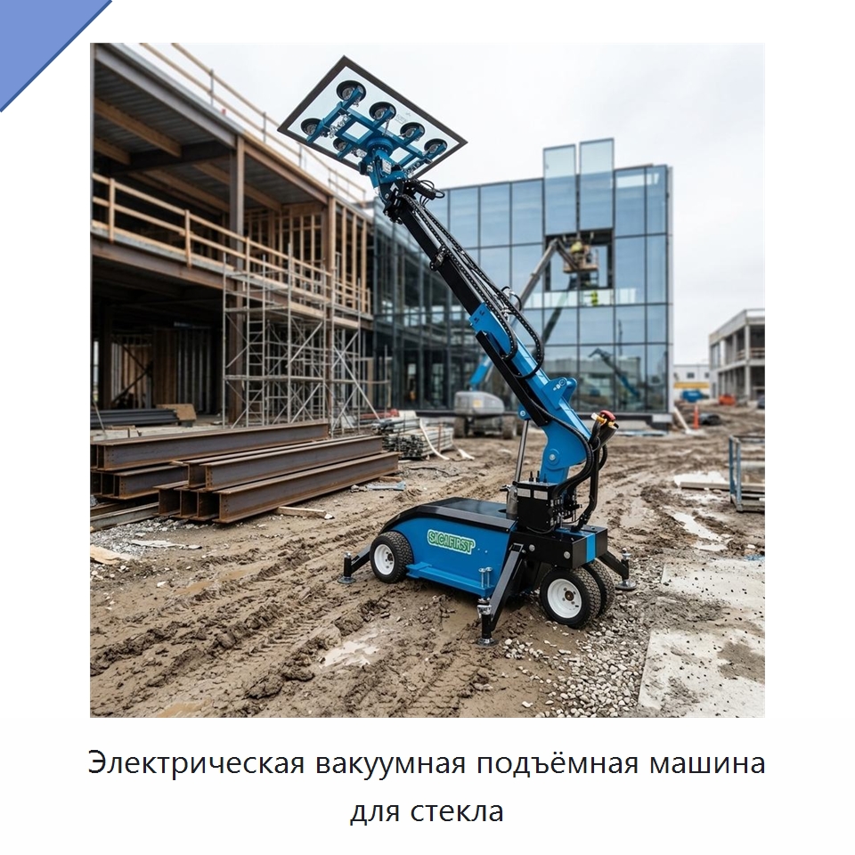 Электрическая вакуумная подъёмная машина для стекла — Оборудование для производства стекла
