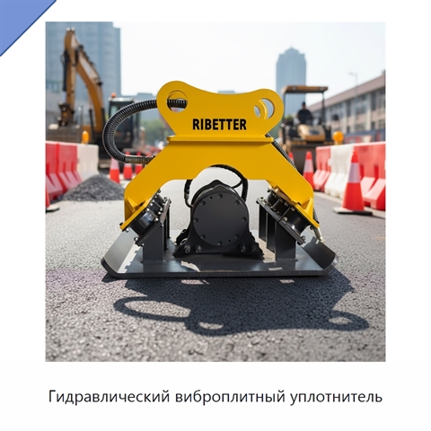 Гидравлический виброплитный уплотнитель
