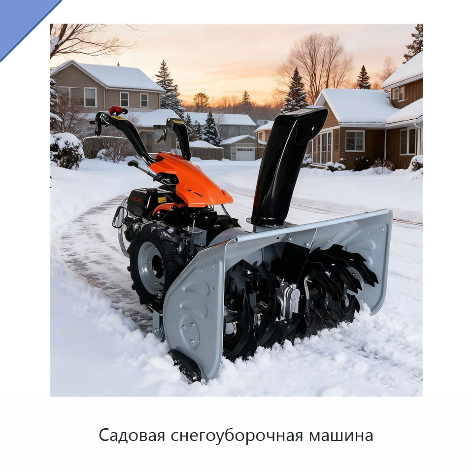Садовая снегоуборочная машина — Коммунальная техника