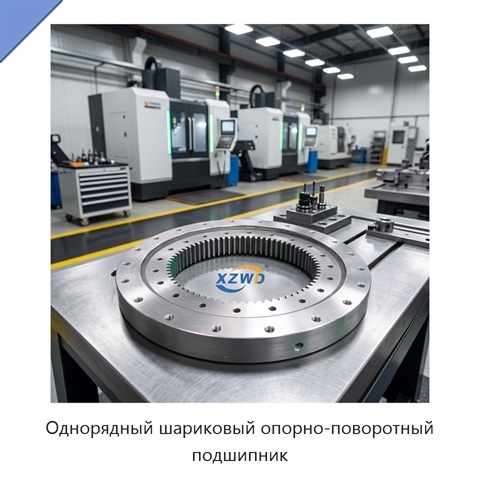 Однорядный шариковый опорно-поворотный подшипник