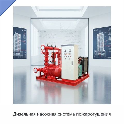 Дизельная насосная система пожаротушения