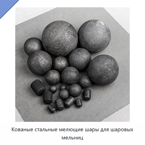 Кованые стальные мелющие шары для шаровых мельниц