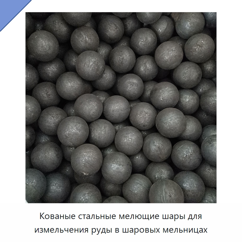 Кованые стальные мелющие шары для измельчения руды в шаровых мельницах — Ковка