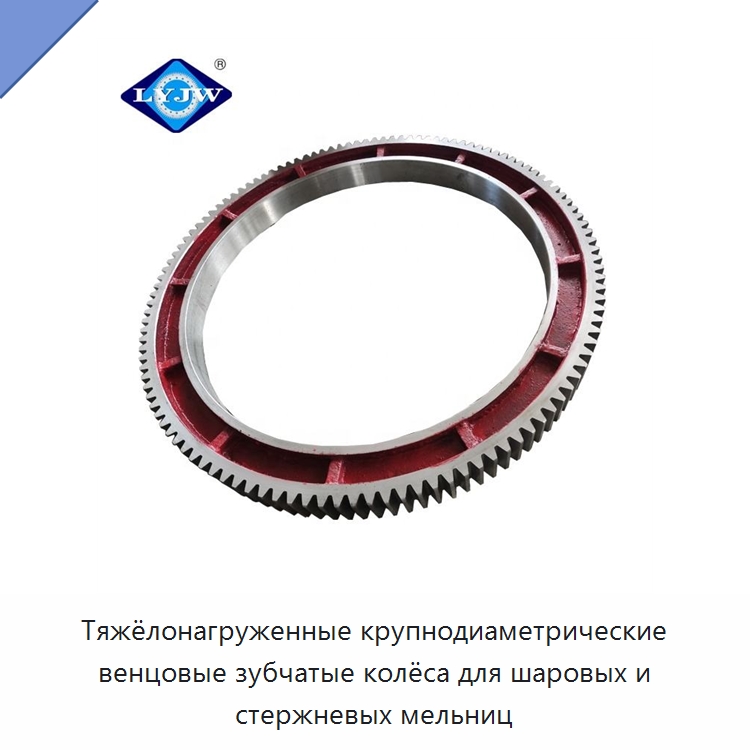 Тяжёлонагруженные крупнодиаметрические венцовые зубчатые колёса для шаровых и стержневых мельниц — Зубчатые колеса