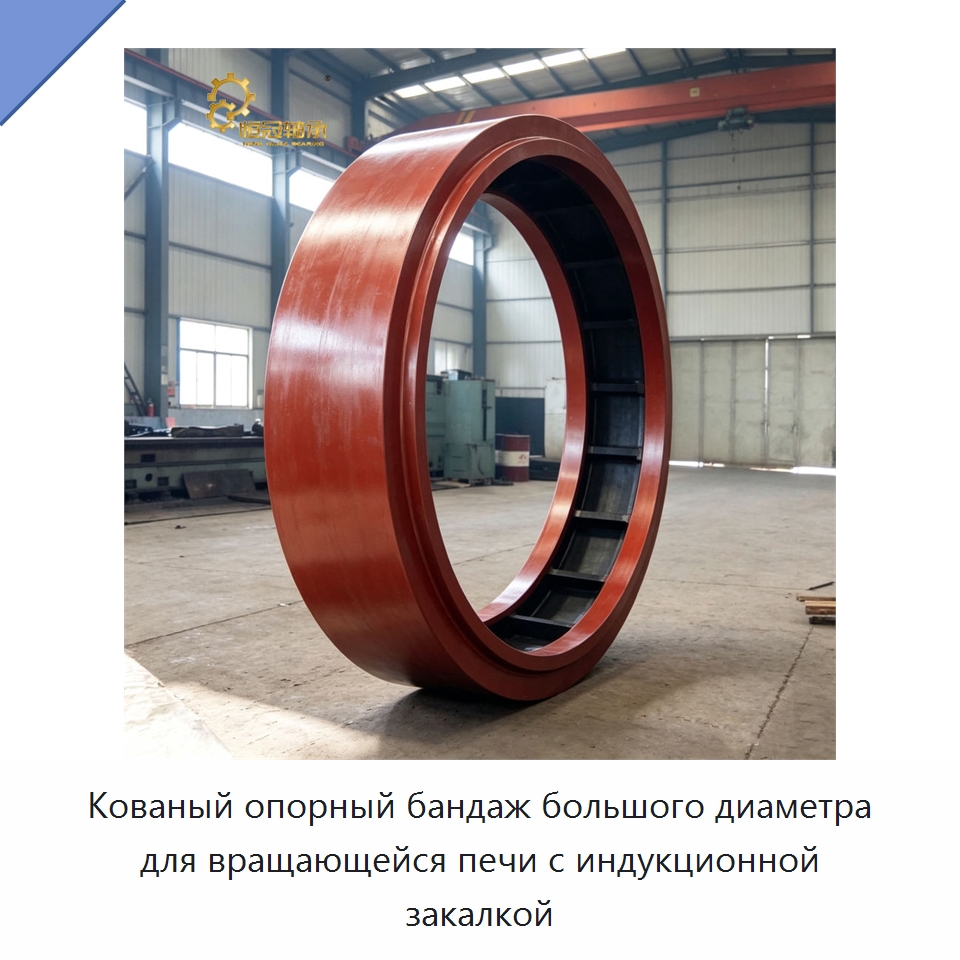 Кованый опорный бандаж большого диаметра для вращающейся печи с индукционной закалкой — Зубчатые колеса