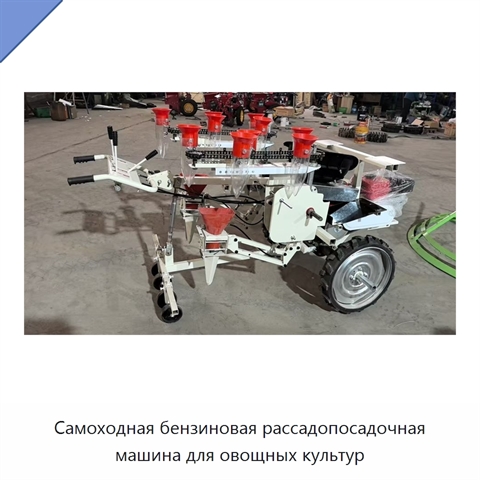 Самоходная бензиновая рассадопосадочная машина для овощных культур