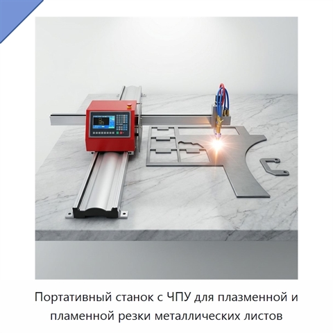 Портативный станок с ЧПУ для плазменной и пламенной резки металлических листов