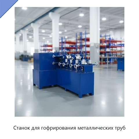 Станок для гофрирования металлических труб