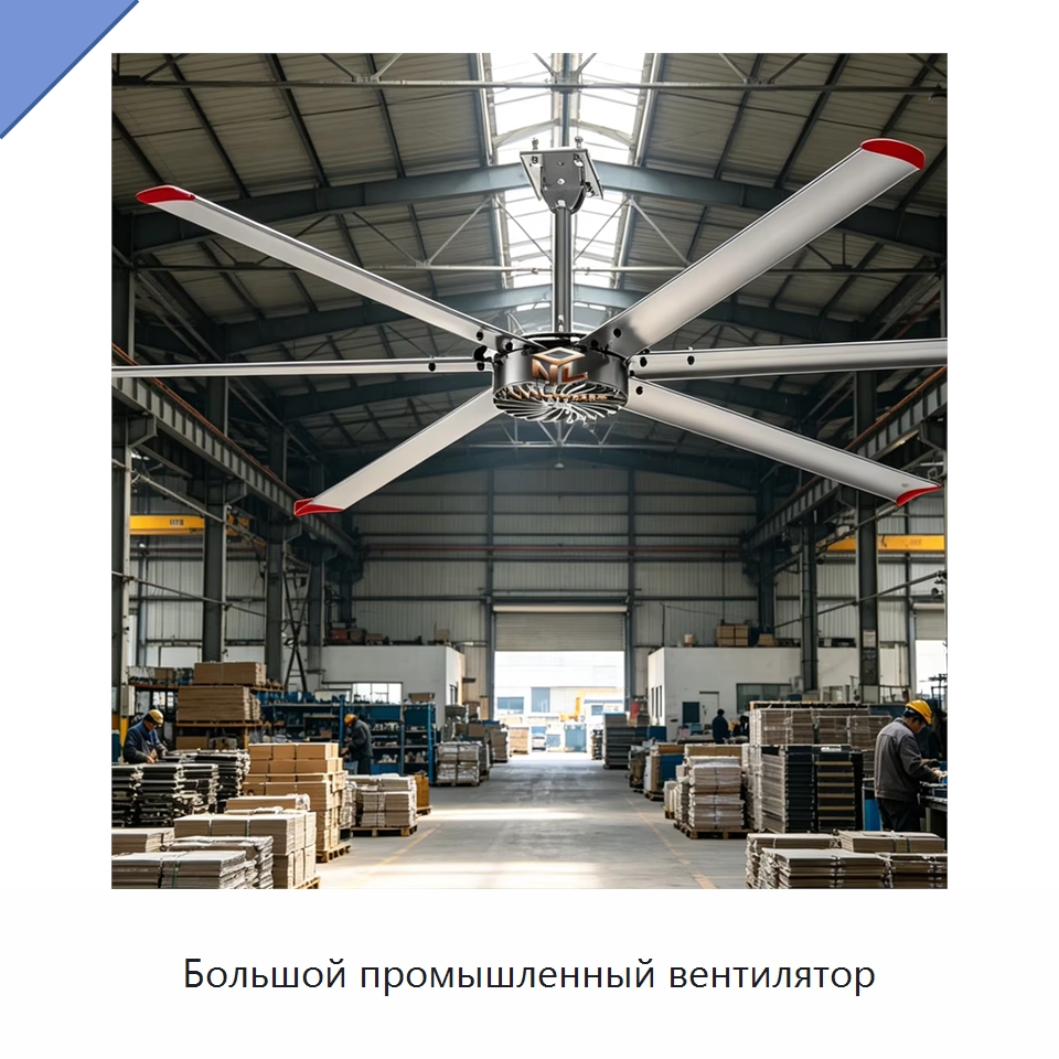 Большой промышленный вентилятор — Вентиляционные вентиляторы