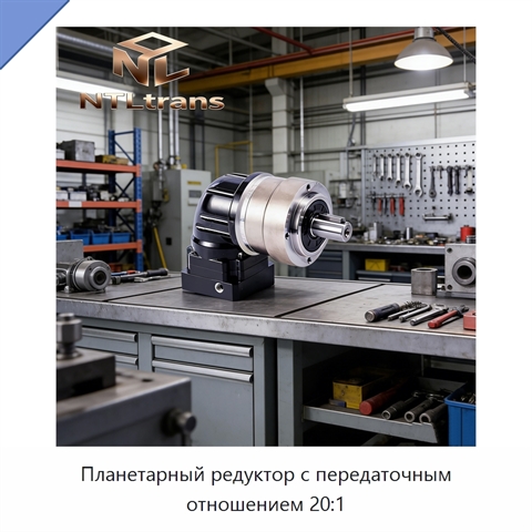 Планетарный редуктор с передаточным отношением 20:1