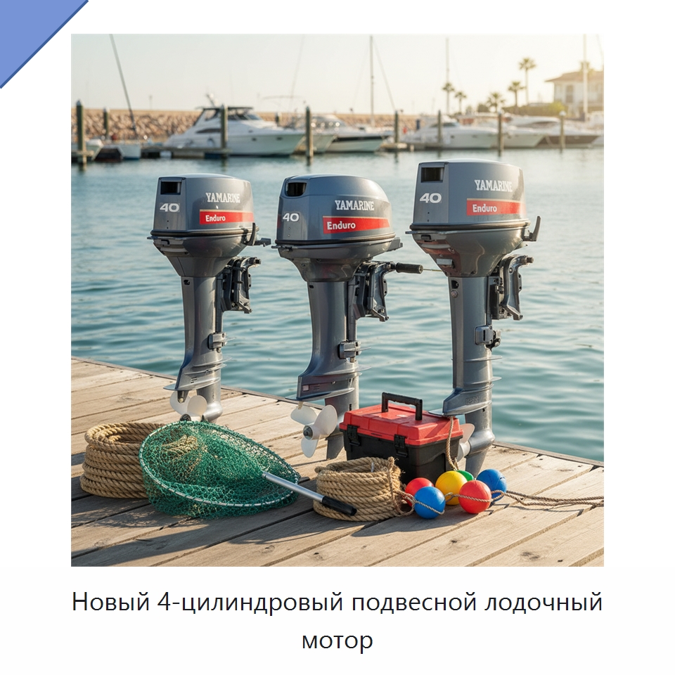 Новый 4-цилиндровый подвесной лодочный мотор — Лодочные моторы