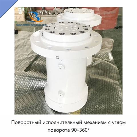 Поворотный исполнительный механизм с углом поворота 90–360°