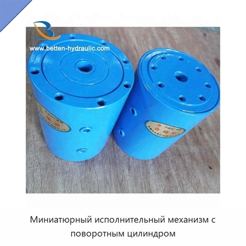 Миниатюрный исполнительный механизм с поворотным цилиндром