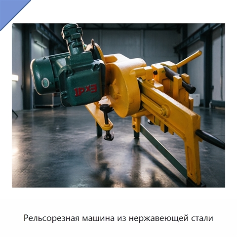 Рельсорезная машина из нержавеющей стали
