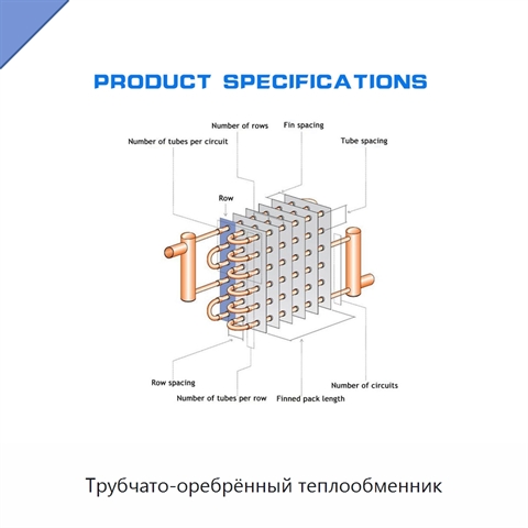 Трубчато-оребрённый теплообменник