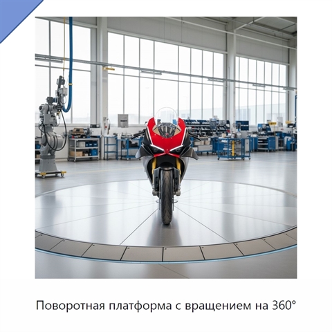Поворотная платформа с вращением на 360°
