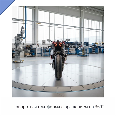 Поворотная платформа с вращением на 360°