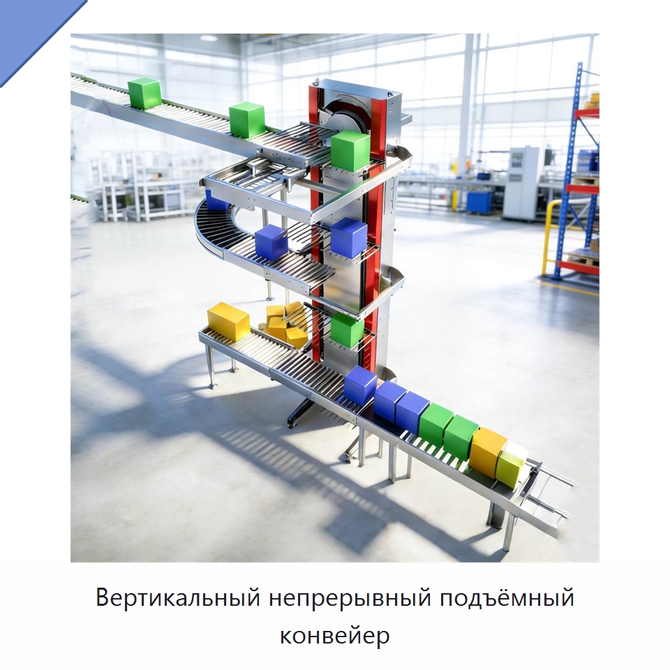 Вертикальный непрерывный подъёмный конвейер — Подъемные столы