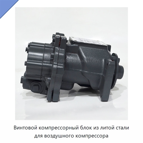 Винтовой компрессорный блок из литой стали для воздушного компрессора