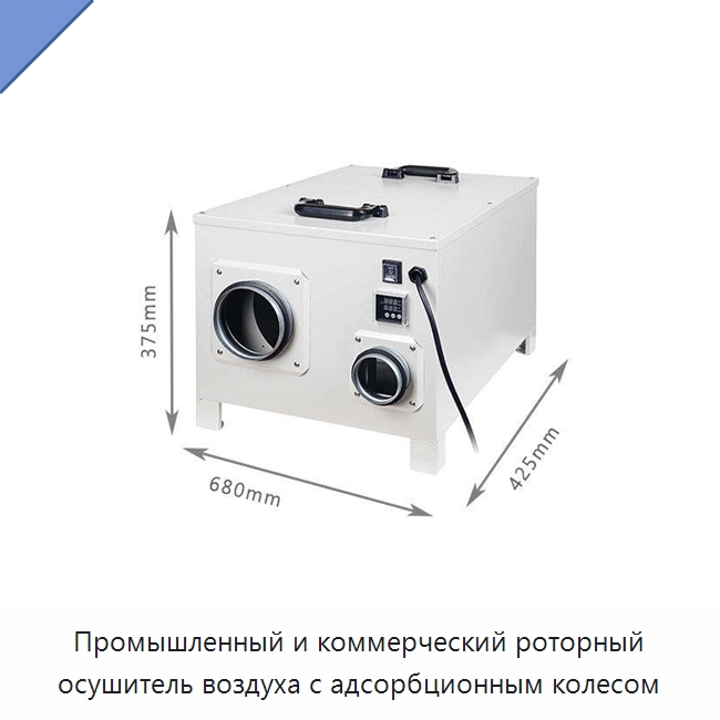 Промышленный и коммерческий роторный осушитель воздуха с адсорбционным колесом