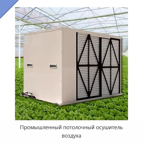 Промышленный потолочный осушитель воздуха