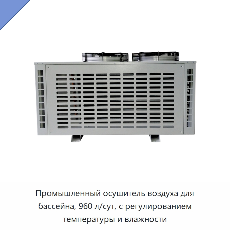 Промышленный осушитель воздуха для бассейна, 960 л/сут, с регулированием температуры и влажности