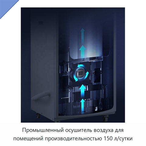 Промышленный осушитель воздуха для помещений производительностью 150 л/сутки