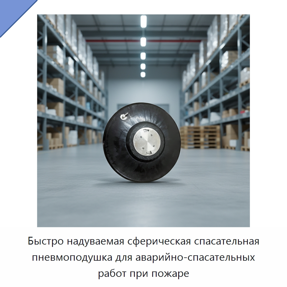 Быстро надуваемая сферическая спасательная пневмоподушка для аварийно-спасательных работ при пожаре — Специальные водно-спасательные средства