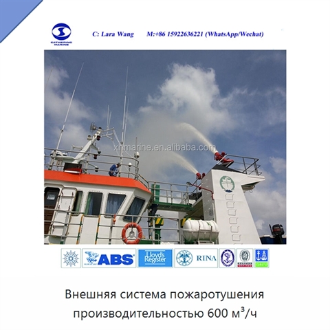 Внешняя система пожаротушения производительностью 600 м³/ч