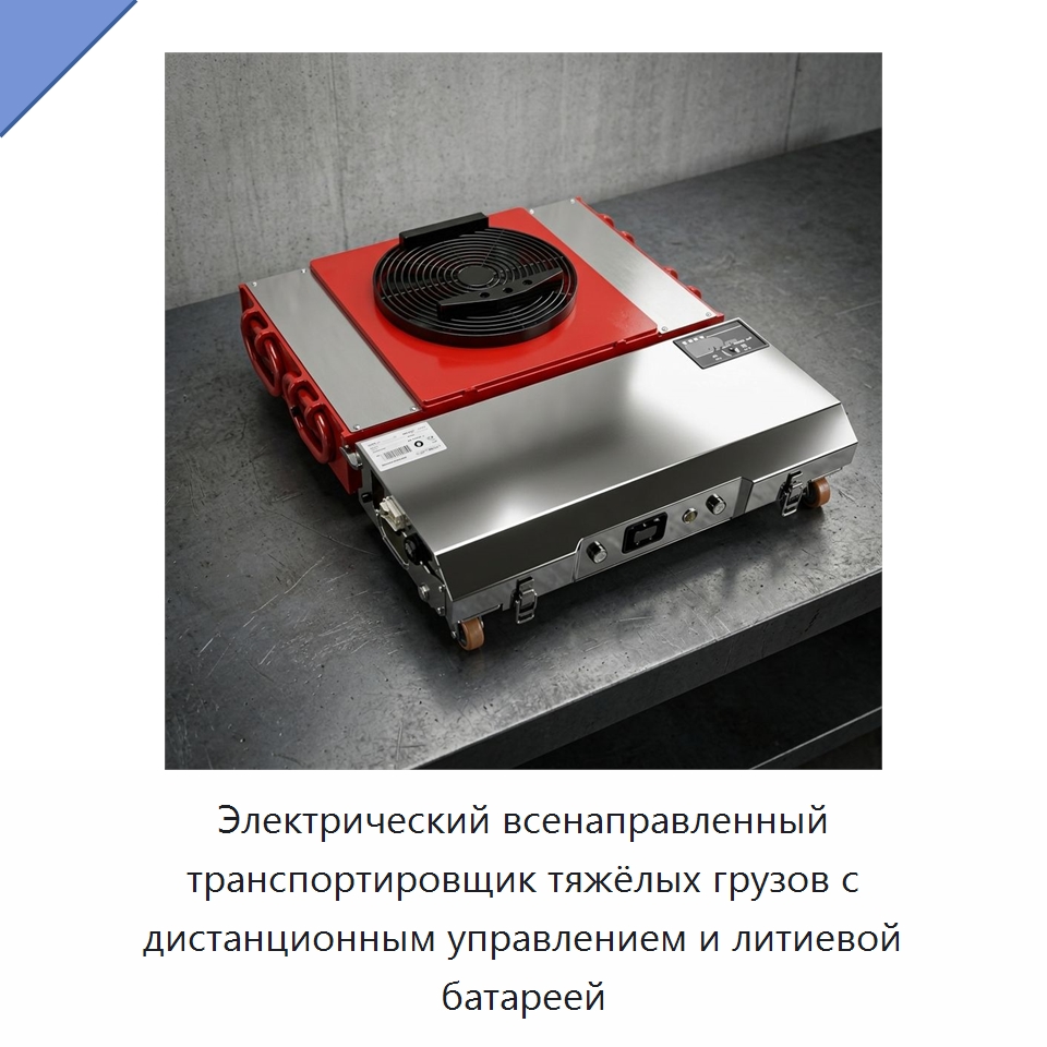 Электрический всенаправленный транспортировщик тяжёлых грузов с дистанционным управлением и литиевой батареей — Специальное подъемно-транспортное оборудование